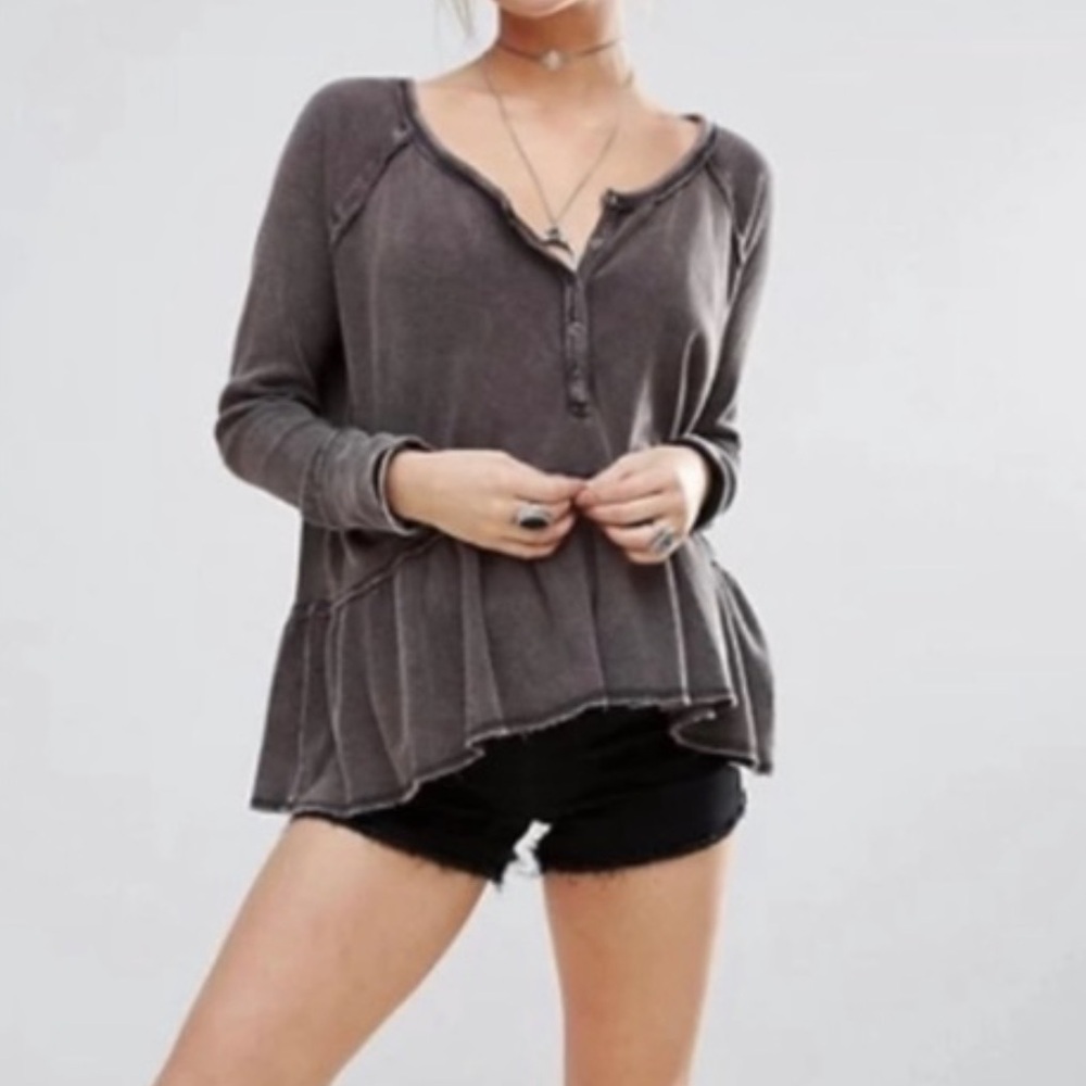 Free People Coastline Peplum - Picture 1 of 7